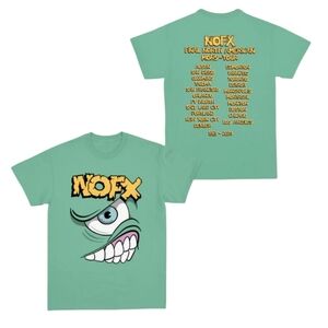 NOFX Final North American Mons-Tour Good Day For Oatmeal T-shirt 2XL NWT